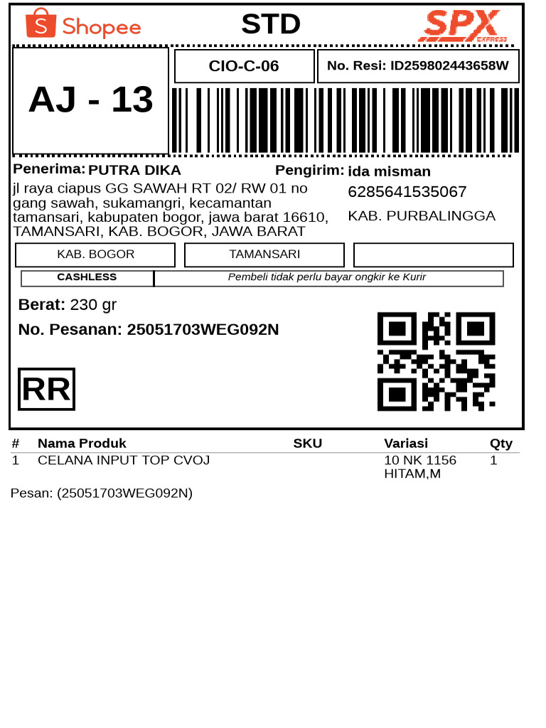 Get Return Label-1747461876588 | PDF
