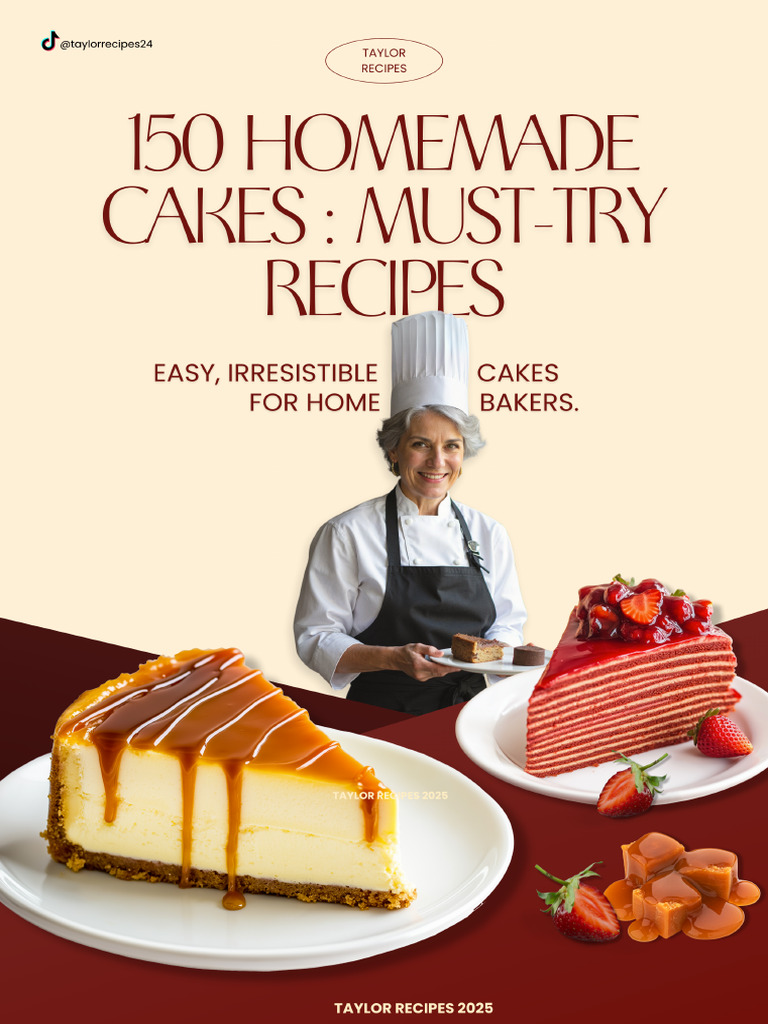 150 Homemade Cakes Must Try Recipes | PDF