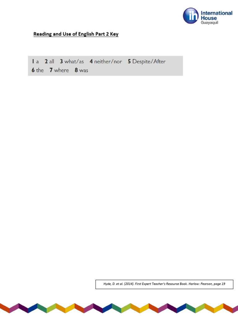 KEY - RUoE Part 2 - Task 1 | PDF
