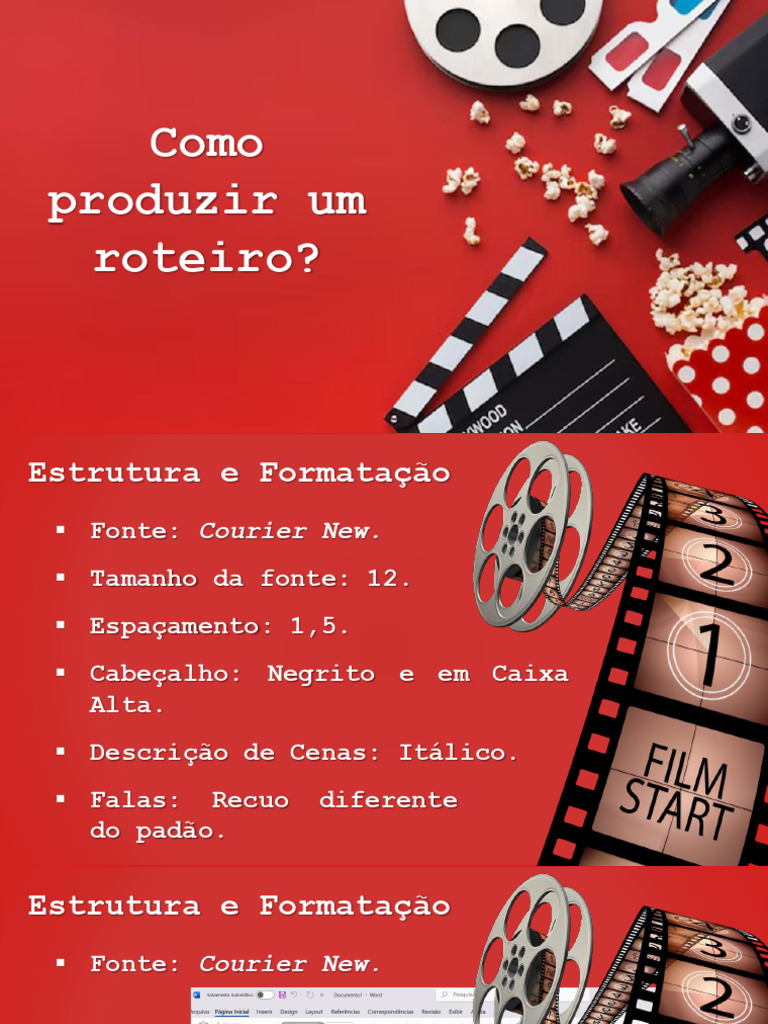 Guia de Formatação de Roteiros | PDF