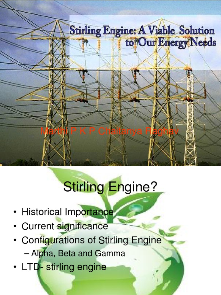 Stirling Engine Applications | PDF | Physical Universe | Mechanical ...