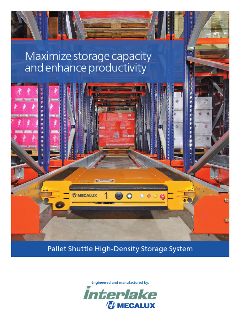 Interlake Mecalux Pallet Shuttle System | PDF | Forklift | Pallet