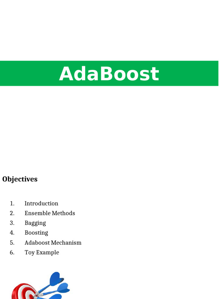 Adaboost | PDF | Artificial Intelligence | Intelligence (AI) & Semantics