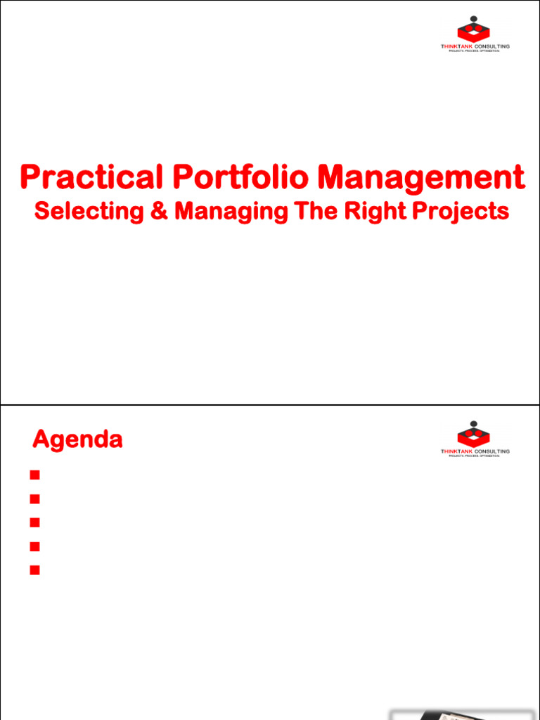 Effective Project Portfolio Management | PDF | Net Present Value ...