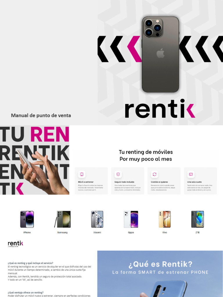 Requisitos y pagos de Rentik | PDF | Apple Inc. | Yo telefono