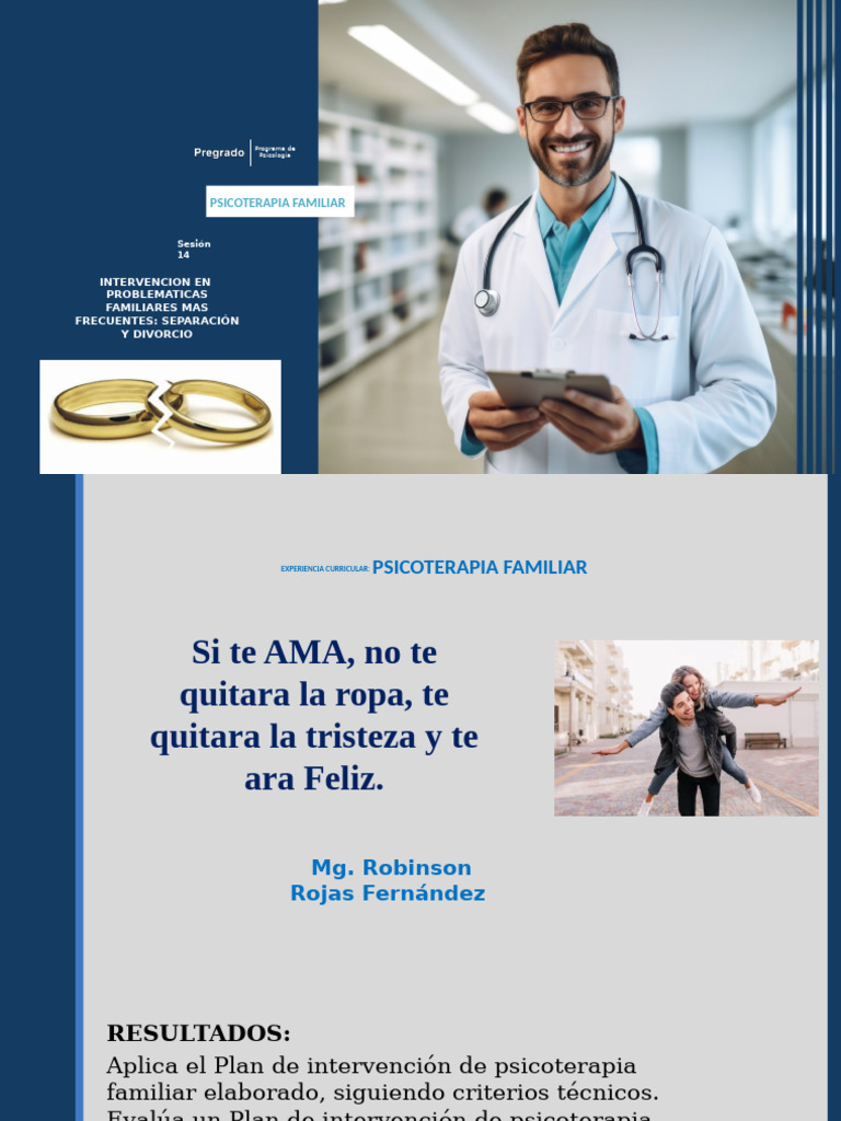 Intervención en Separación y Divorcio Familiar | PDF | Teoría de apego ...