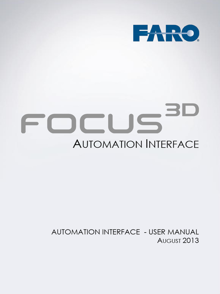 Automation Interface User Manual | PDF | Image Scanner | Computer Network