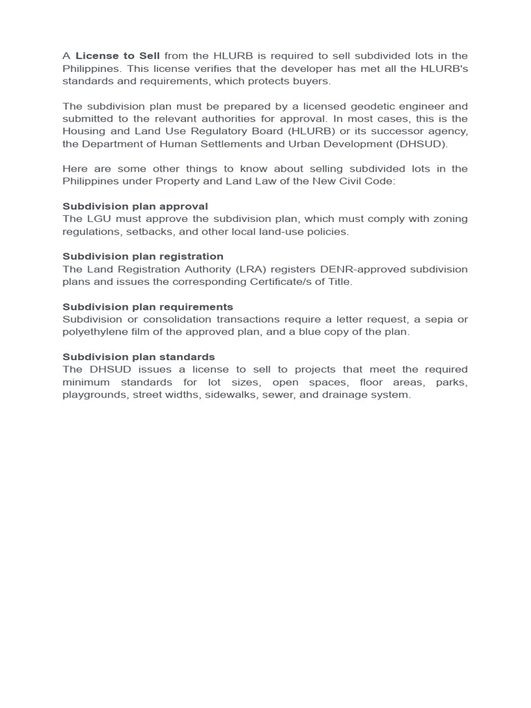 License To Sell | PDF
