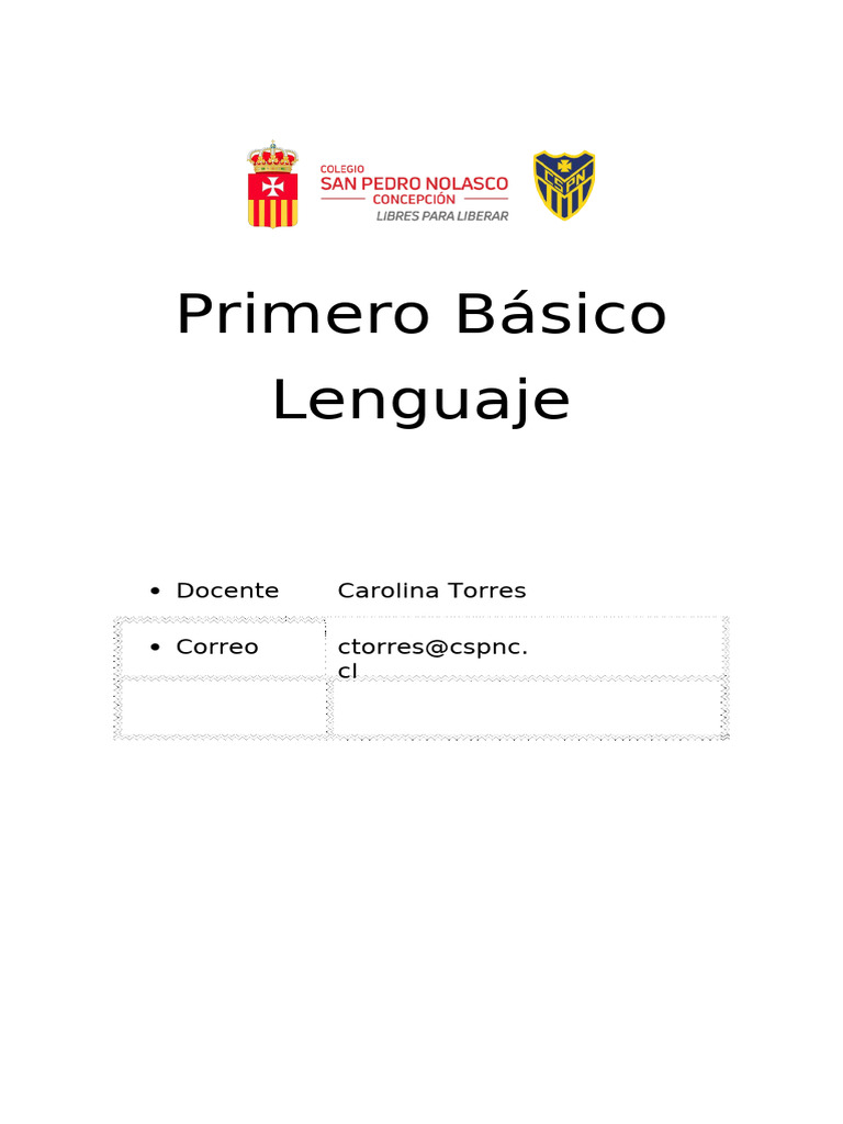 Primero Basico 1 1 | PDF | Maestros | Aprendizaje