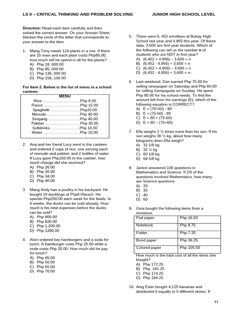 Critical Thinking Exercises for Juniors | PDF | Volcano | Earth