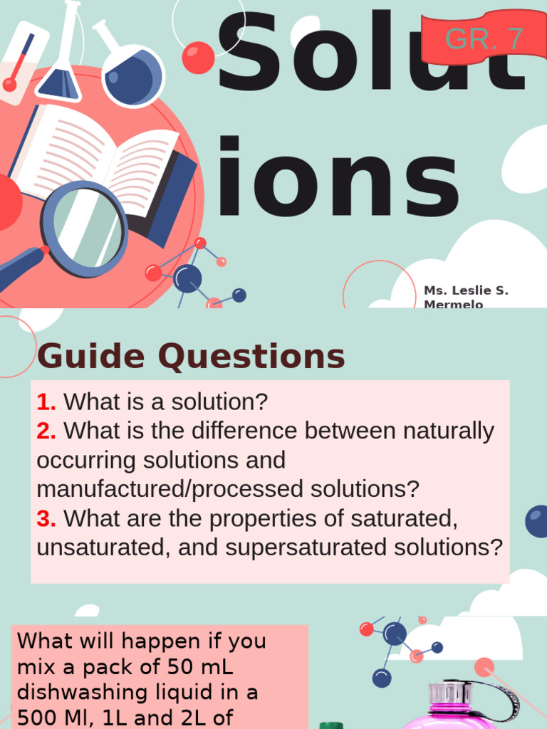 Chapter 2 Diversity of Materials Envirom | PDF | Solubility | Sets Of ...