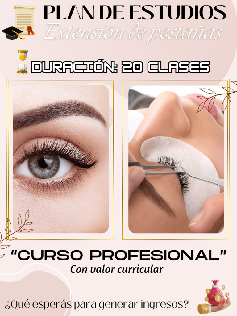 Curso Profesional de Extensiones de Pestañas | PDF