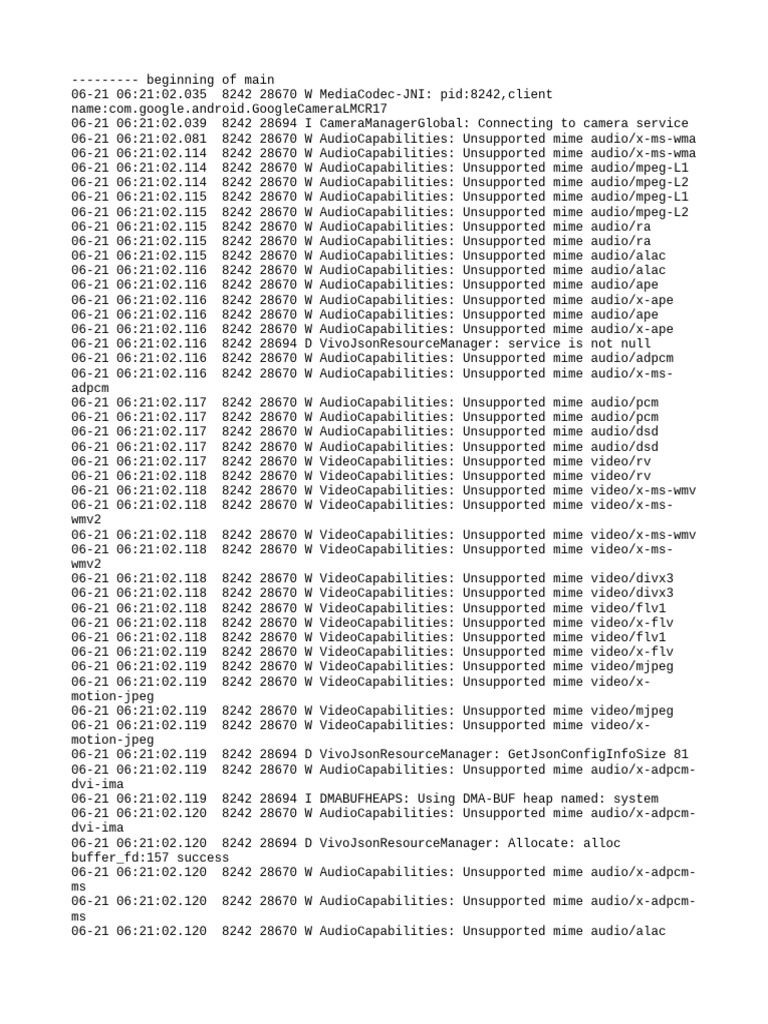 Log Cat 1750461661950 | PDF | Computing | Digital Technology