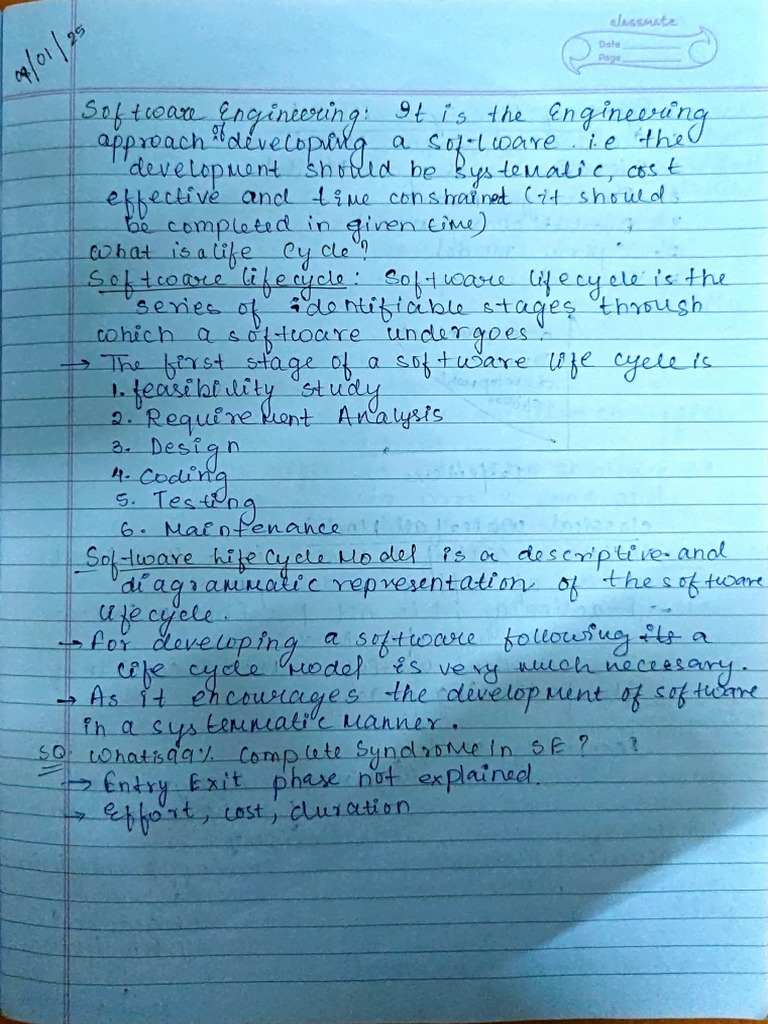SE Mod 1 | PDF