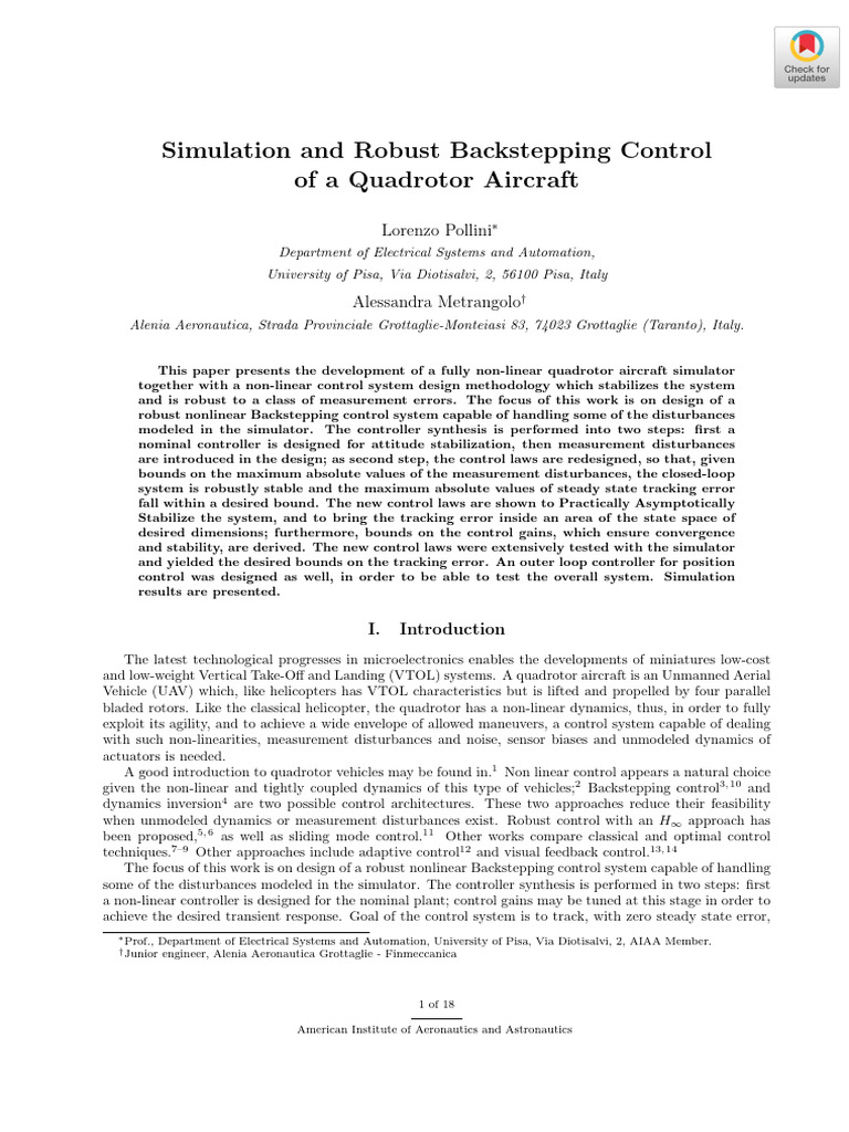 2012-Simulation and Robust Backstepping Control of A Quadrotor Aircraft ...