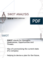 Swot Analysis: Ece-A