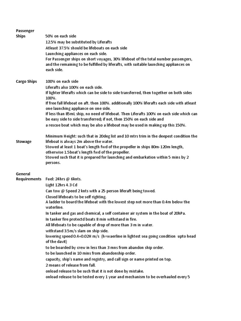 LSA FFA | Ships | Water Transport