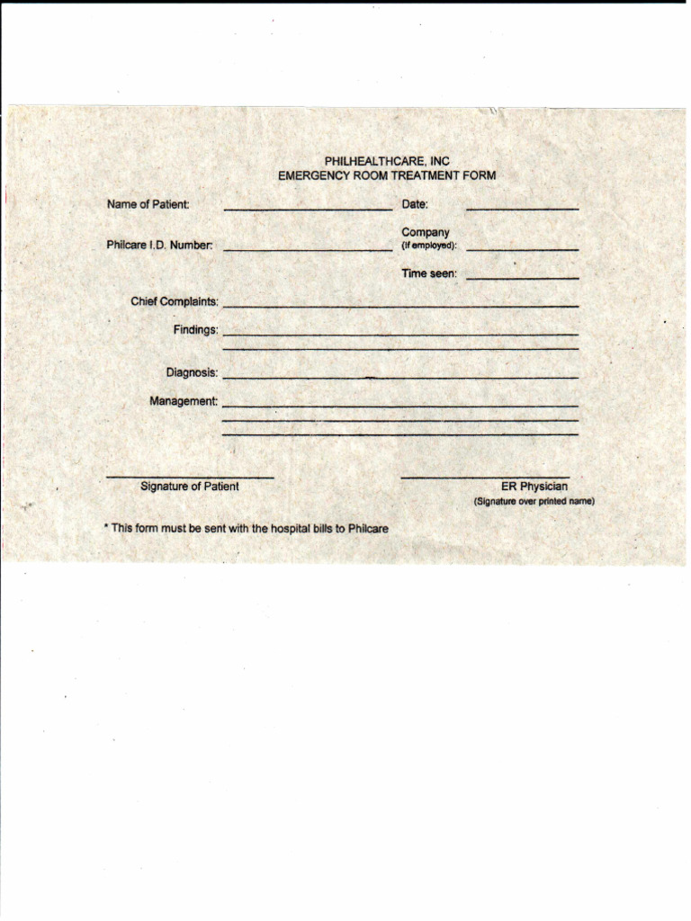 ER Form | PDF