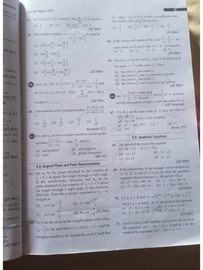 Jee 2023 Part 2 | PDF