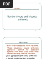 Number Theory and Modular Arithmetic Arithmetic