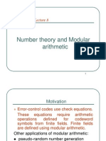 Modular arithmetic and finite fields