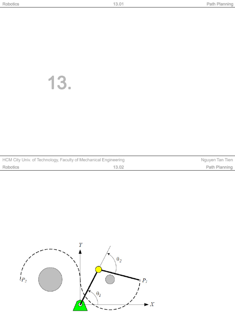 Path Planning in Robotics Techniques | PDF | Polynomial | Equations