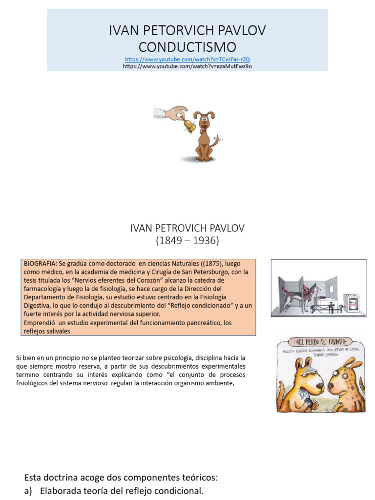 Teoría del Reflejo Condicionado de Pavlov | PDF | Fisiología | Cerebro