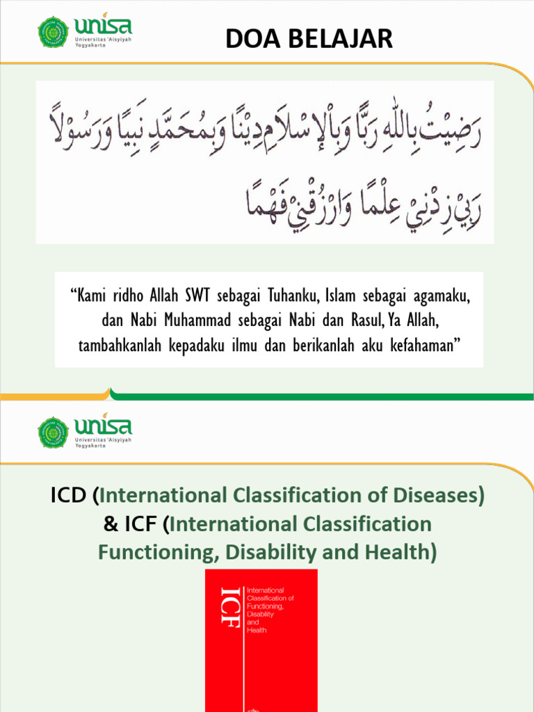 Penerapan ICD dan ICF dalam Fisioterapi | PDF