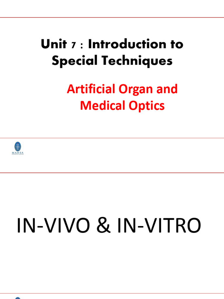 In Vivo vs In Vitro Medical Studies | PDF | In Vitro | Health Sciences