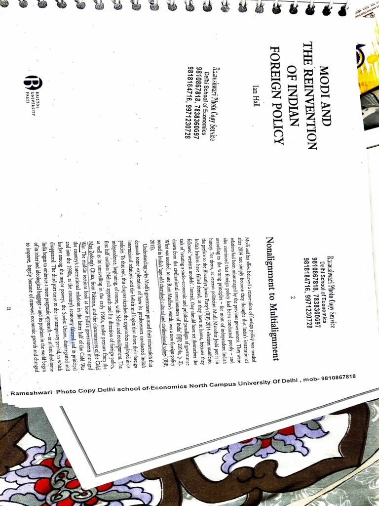 Evolution of India's Foreign Policy | PDF | Politics Of India | Government