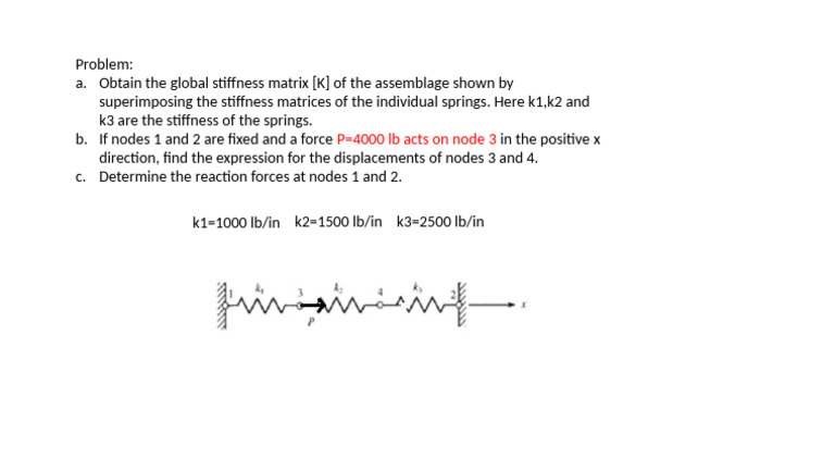 Activity - Spring Problem | PDF