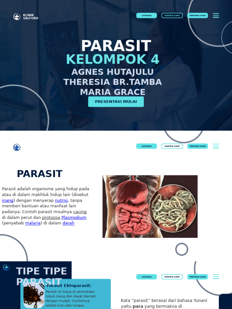 Jenis dan Penularan Infeksi Parasit | PDF