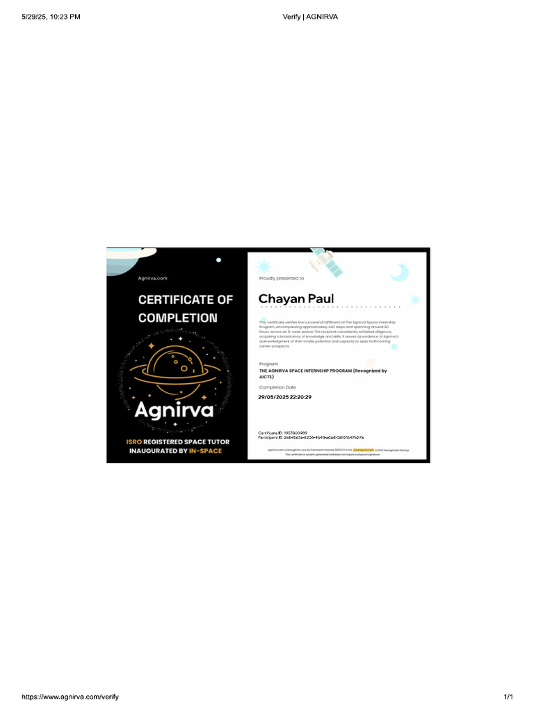 Certificate | PDF