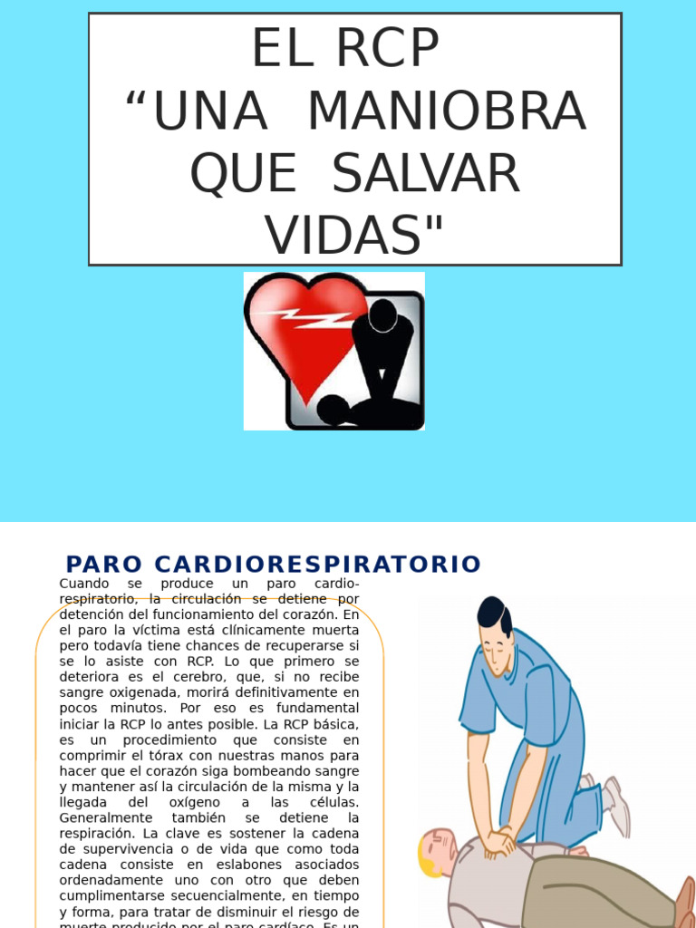 RCP Agregar | PDF | Reanimación cardiopulmonar | Paro cardíaco