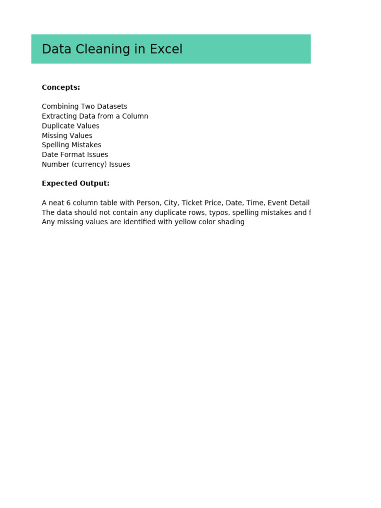 Data Cleaning Super Tricks | PDF