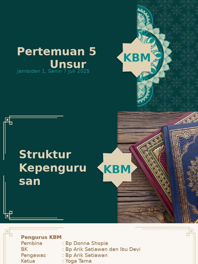 Pertemuan 5 Unsur Juli 2025 Pdf