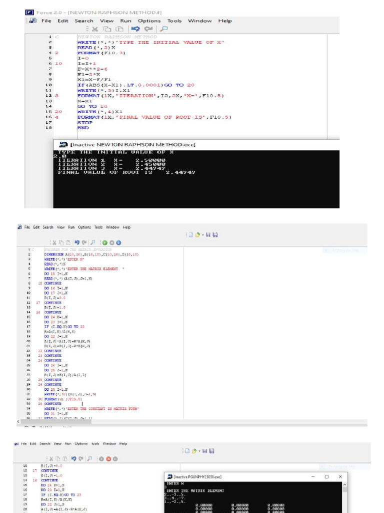 f12 4 Fortran Program | PDF