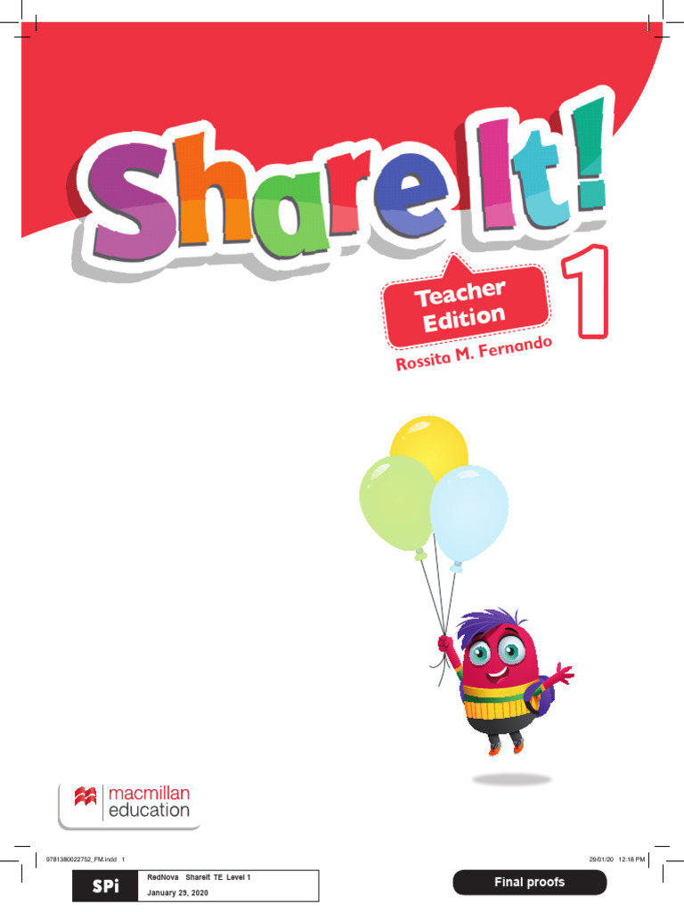 Share It! Teacher Edition Level 1 | PDF