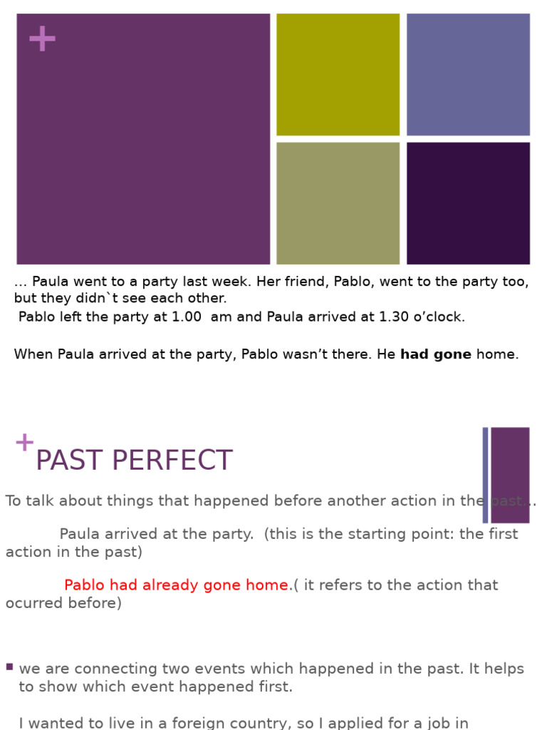 Understanding Past Perfect Tense | PDF