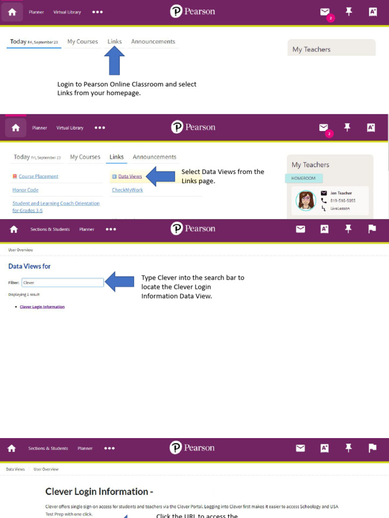 Clever Login Instructions | PDF