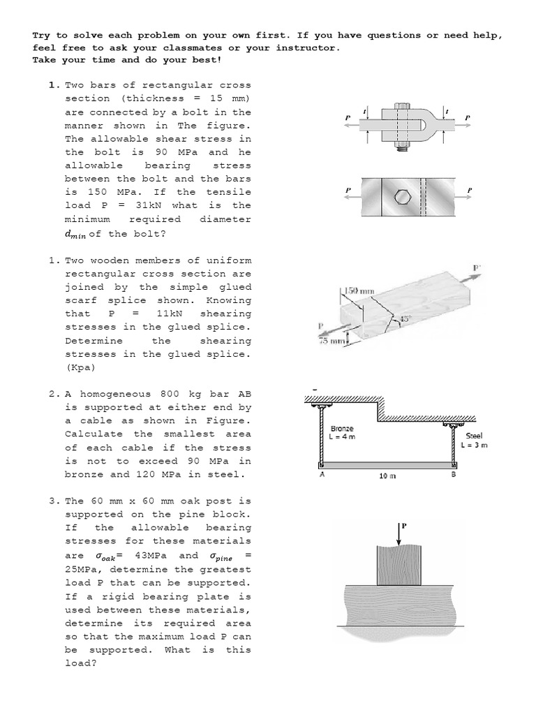 Structural Load and Stress Calculations | PDF