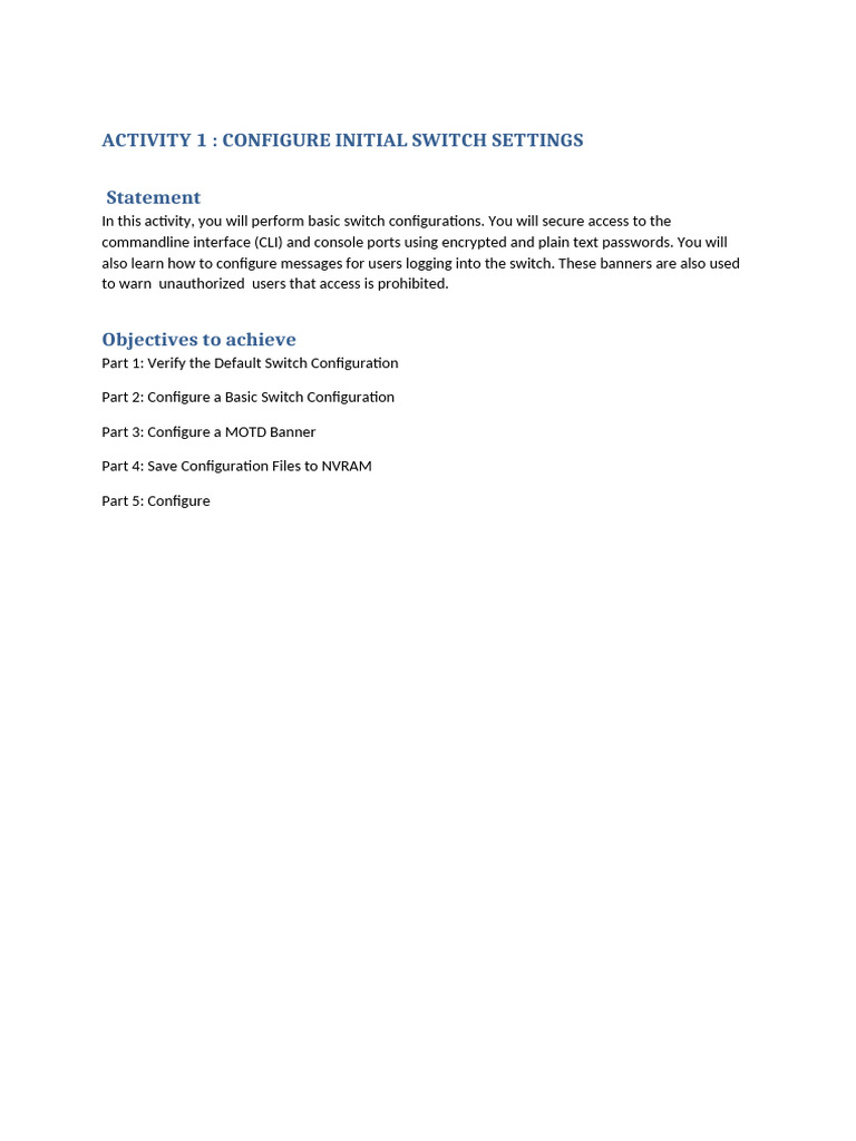Activity 1 TTTT | PDF | Command Line Interface | Password