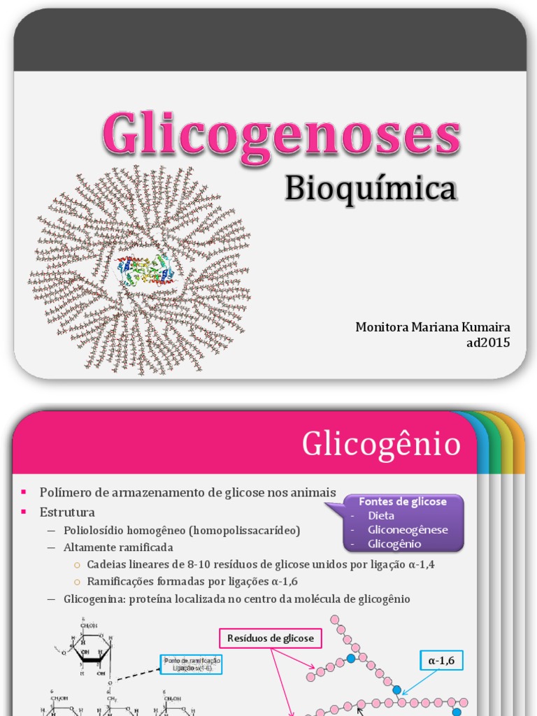 Glicogenoses: Tipos e Fisiopatologia | PDF | Metabolismo | Glicogênio