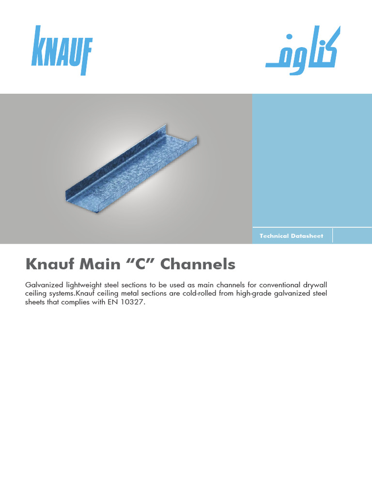 Knauf Main C Channel en-BS | PDF