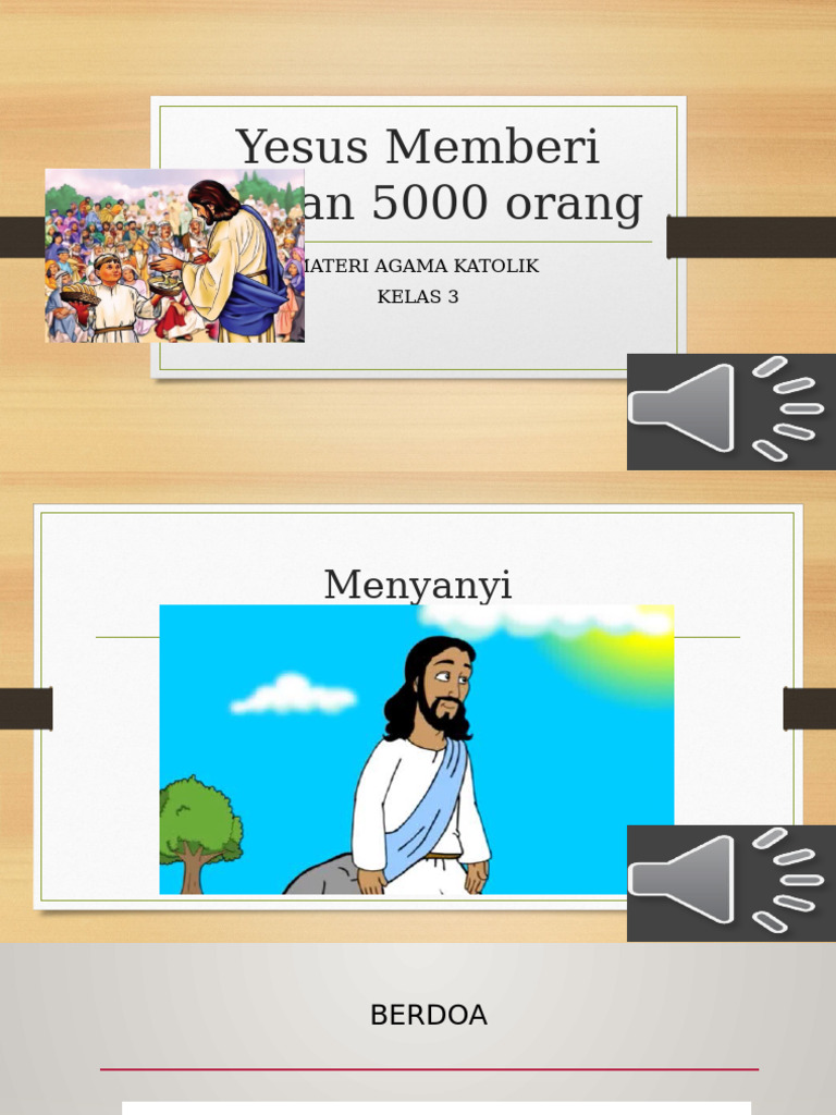 Kisah Yesus Memberi Makan 5000 Orang | PDF