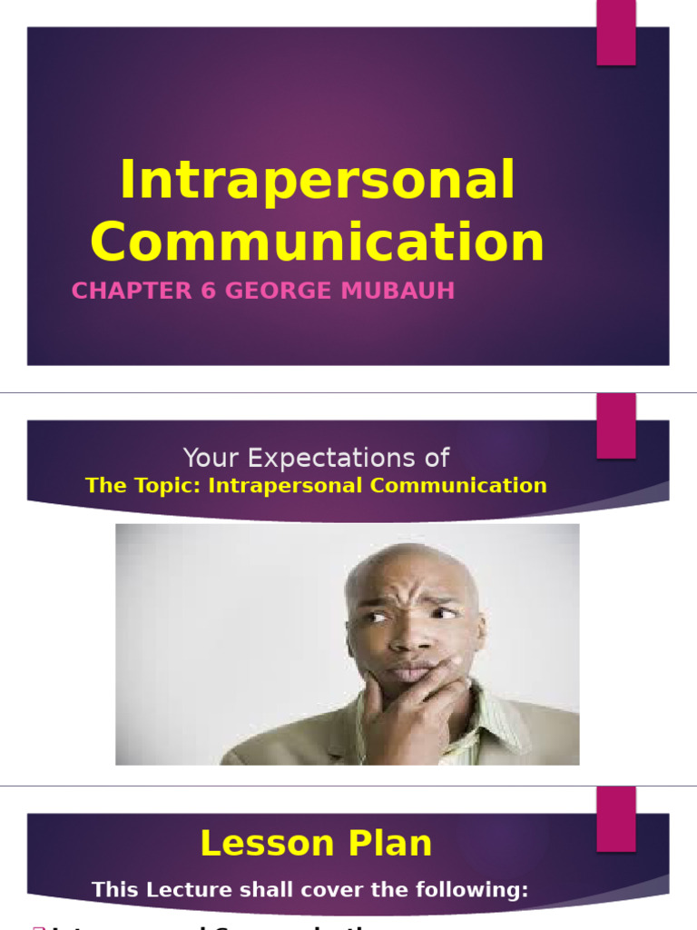 Intrapersonal Factors in Self-Concept | PDF | Self Concept | Identity ...
