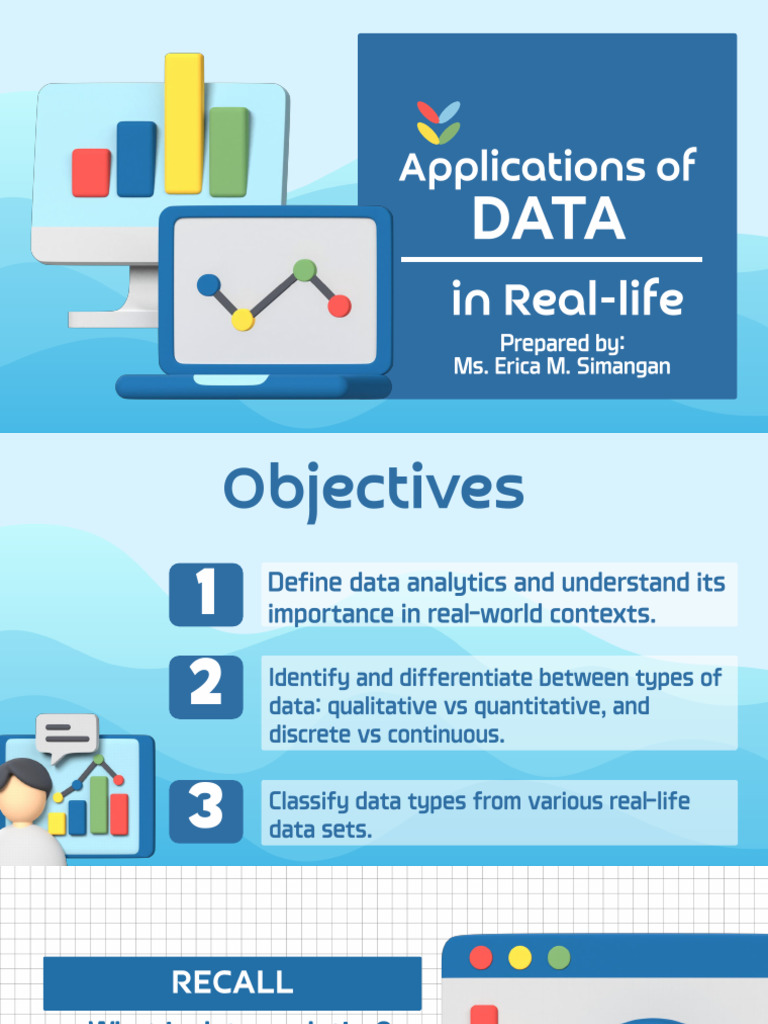 Lesson 2.2 Applications of Data in Real-Life | PDF