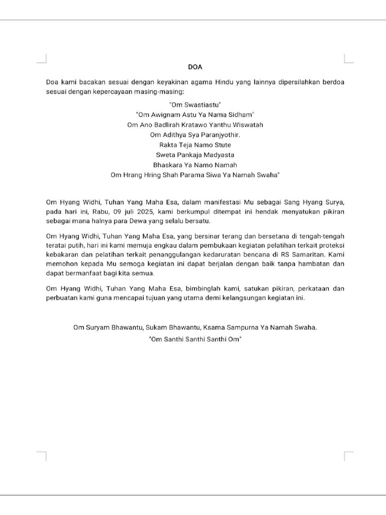 Doa | PDF