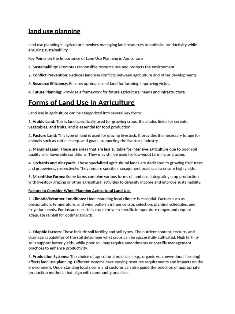 Optimizing Land Use in Agriculture | PDF | Hydroponics | Agriculture