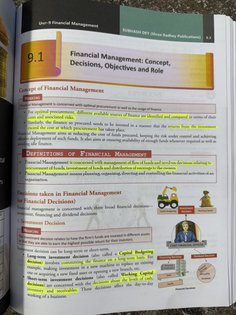 BST CH 9 Fin Management | PDF